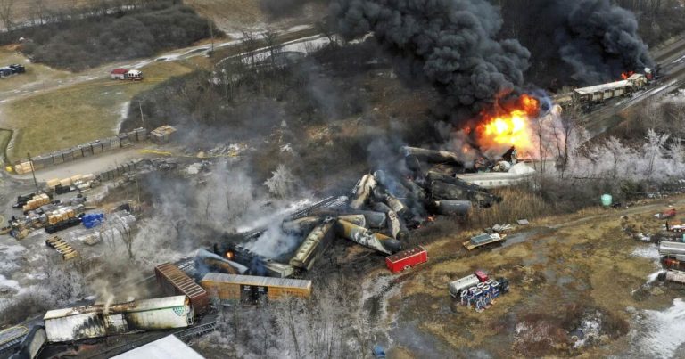 Ohio Train Derailment contaminated the Ohio River with toxic chemicals